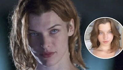 El increíble parecido de Milla Jovovich y su hija va más allá del físico: ella también quiere ser actriz