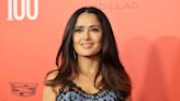 Salma Hayek posts revealing — and we do mean revealing — video of her dancing in a bathrobe