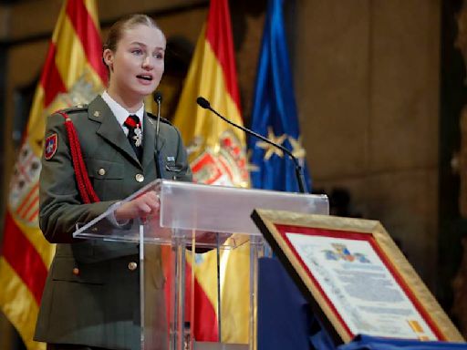 La princesa Leonor, agradecida a Aragón: "Me habéis hecho que me sienta una aragonesa más"