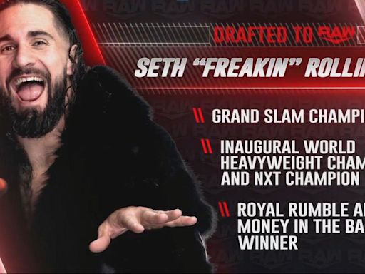 WWE Draft: Seth Rollins Will Remain on Raw