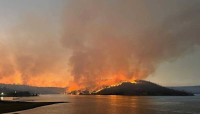 Four homes destroyed, 13k remain evacuated as Thompson Fire burns 3,000 acres in Butte County