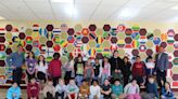 'One big family': Licking Heights mural showcases district's diversity with world flags