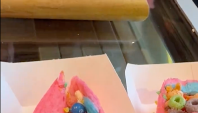 Behold the Arizona Cardinals' cotton candy burrito!