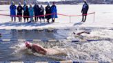 'Totally cold' is not too cold for winter swimmers competing in a frozen VT lake
