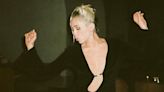 Miley Cyrus Takes Herself Dancing in an LBD to Celebrate "Flowers" Win