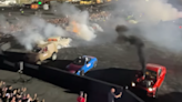 Hoonigan Pays Tribute to Ken Block With 30-Car Burnout Salute at SEMA