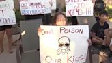 Southwest Las Vegas neighborhood protest new gas station