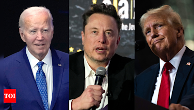 'Woke mind virus, Tesla': How Elon Musk broke with Biden and embraced Trump - Times of India