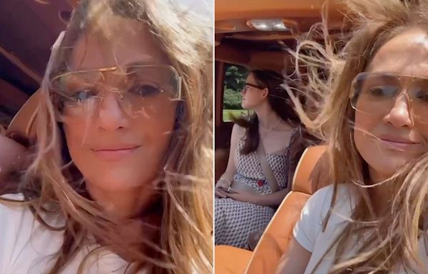 Jennifer Lopez Shares Summertime Car Ride with Ben Affleck's Daughter Violet