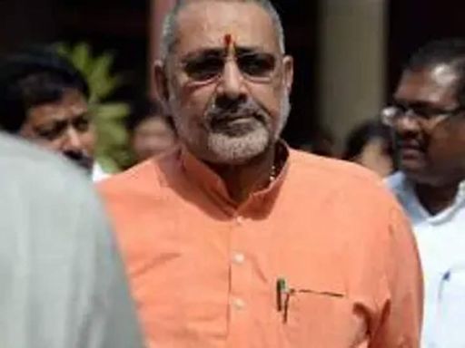 BJP’s Giriraj Singh takes a swipe at Asaduddin Owaisi for ’Jai Palestine’ slogan