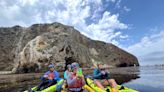 Here’s what it’s like explore the Channel Islands’ famous sea caves with absolutely zero kayaking experience