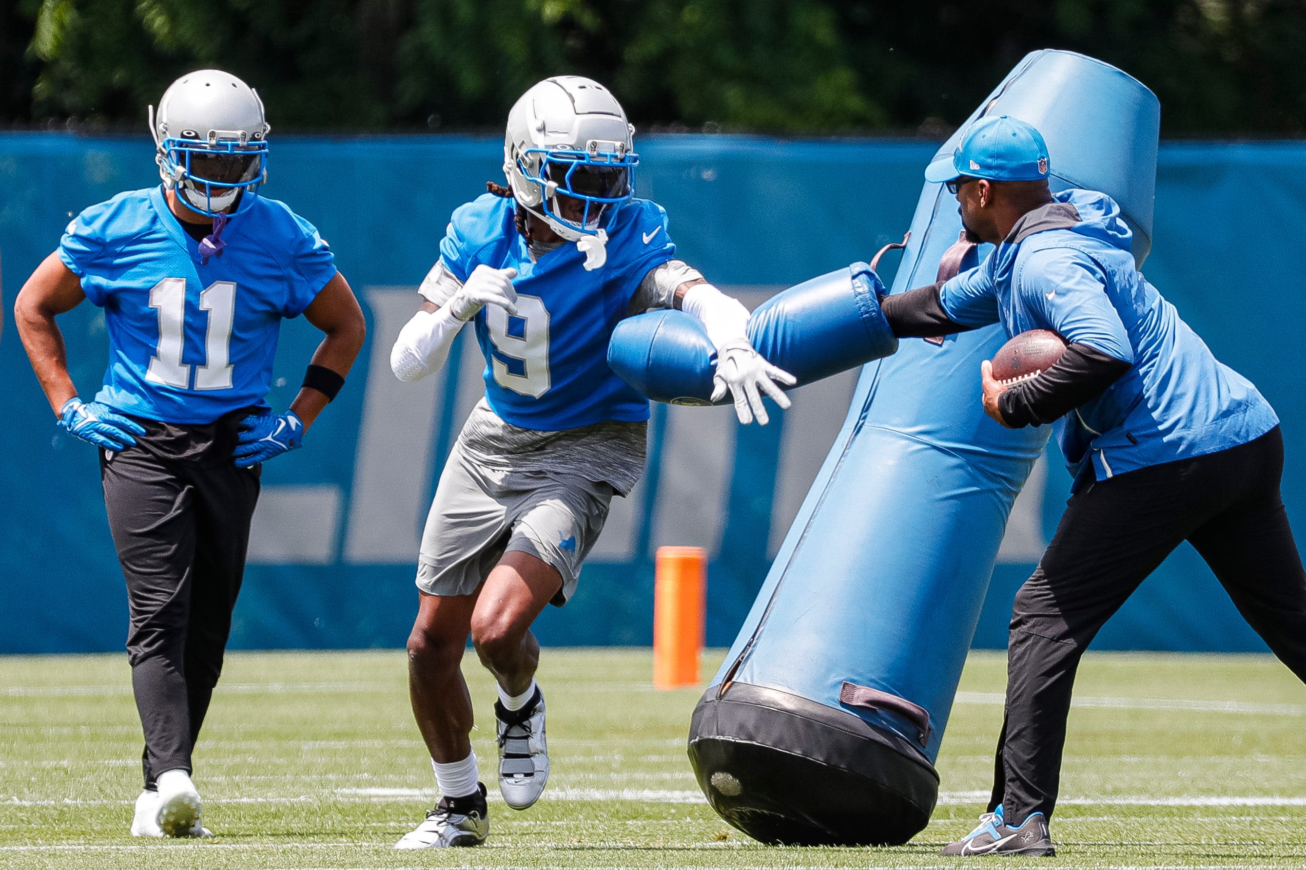 Detroit Lions training camp observations: Jameson Williams looks like new player on Day 1