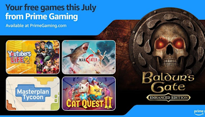 Amazon Adds 6 More Free Games to Prime Gaming in July, Including Baldur’s Gate