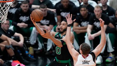 Celtics lead wire-to-wire in Miami, roll past Heat 104-84 for 2-1 lead in East series