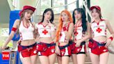 (G)I-DLE faced backlash over their lifeguard outfits that featured red cross symbols | K-pop Movie News - Times of India