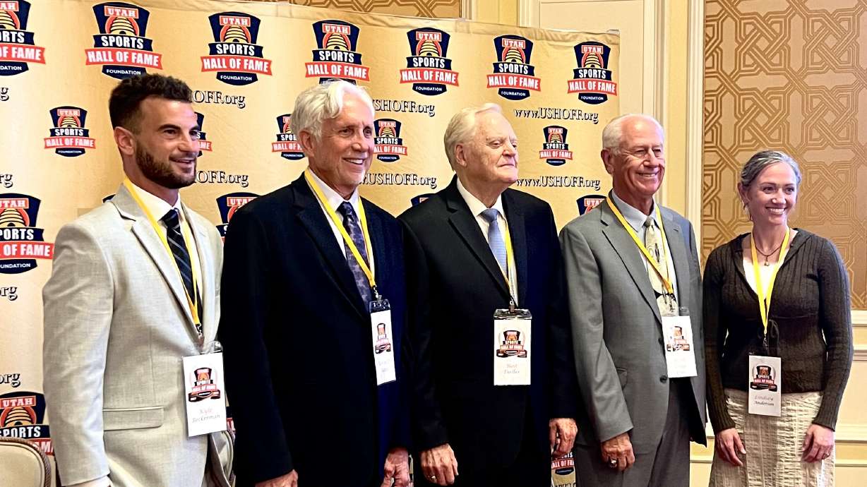 Utah Sports Hall of Fame inducts 5 new legends: A night of reflection and legacy