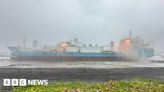 Ship with nine crew sinks off Taiwan as typhoon hits