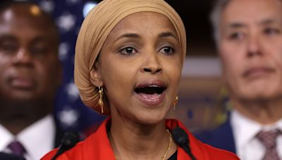 'May God help us all': Squad member Ilhan Omar tears into 'shameful' flood of 'leaks' over push for Biden to drop out... and how the damage has already been done