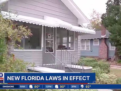 New Florida law allowing homeowners to legally remove squatters goes into effect