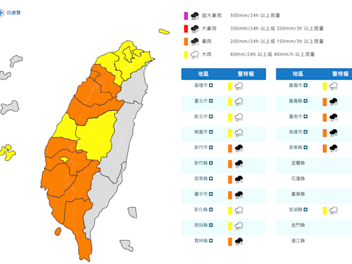 全台4縣市慎防淹水！豪雨狂炸9縣市 另一波鋒面恐來襲