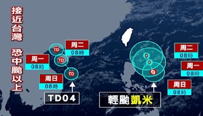 凱米颱風最快明發布海警！有感地區曝光