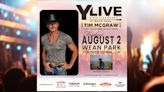 Tim McGraw to headline Y-Live 2024 concert August 2