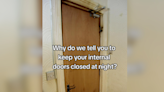 Firefighters' terrifying video shows why you should sleep with doors closed