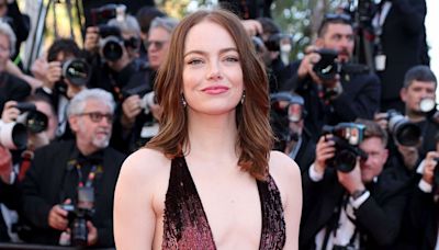 Emma Stone Brings Fashion Drama to Cannes in Plunging Gown — But Wears Surprisingly Laid-Back Hairstyle