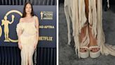 Maddie Ziegler Soars in Height-Boosting Platform Sandals for SAG Awards Red Carpet 2024