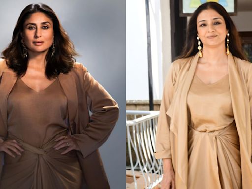 Kareena Kapoor Khan vs Tabu fashion face-off: Who styled three-piece camel colored co-ord set better?