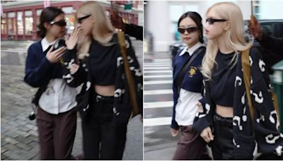 Ahead of Met Gala 2024, Rosé and Jennie were spotted chilling in New York! - Times of India