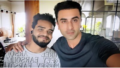 Ramayana: Ranbir Kapoor sports clean-shaved look as he strikes a pose with film’s costume designer at home