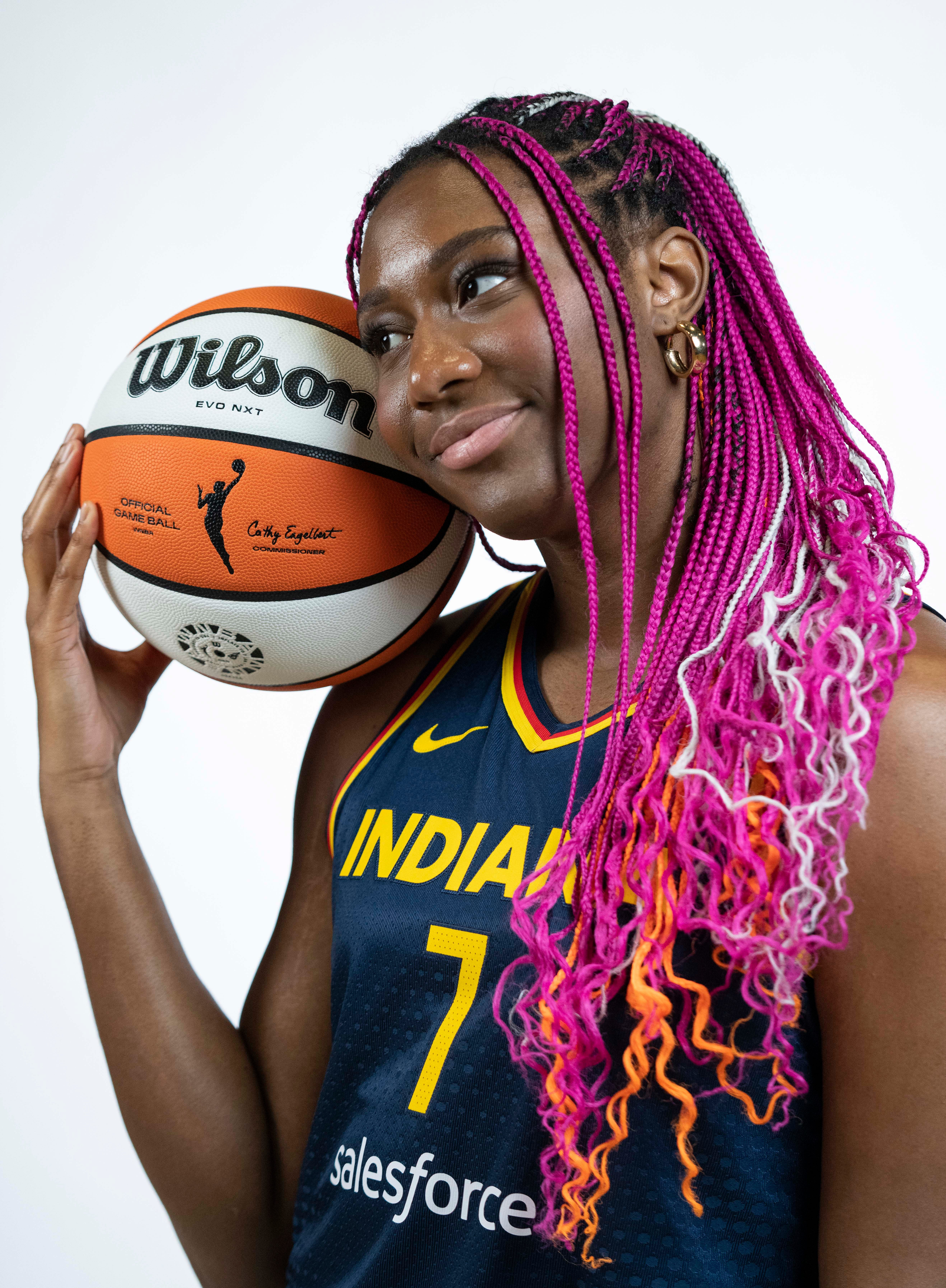 Fever's Aliyah Boston won't say how much stronger she is but you can't miss the difference