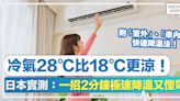 消暑降溫方法丨冷氣28度竟比18度更涼！日本專家教路：一招2分鐘極速降溫慳電法 +室外、車內快速降溫法！