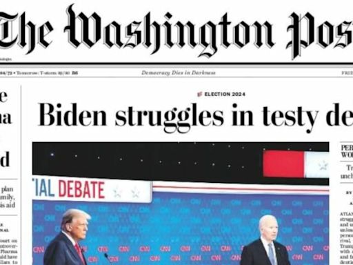 La prensa internacional se ceba con Biden tras su debate contra Trump: este ha sido el comentario más repetido