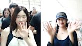 IVE、太妍搭同班機來台！ 女神輕裝現身「機場嗨翻比愛心打招呼」