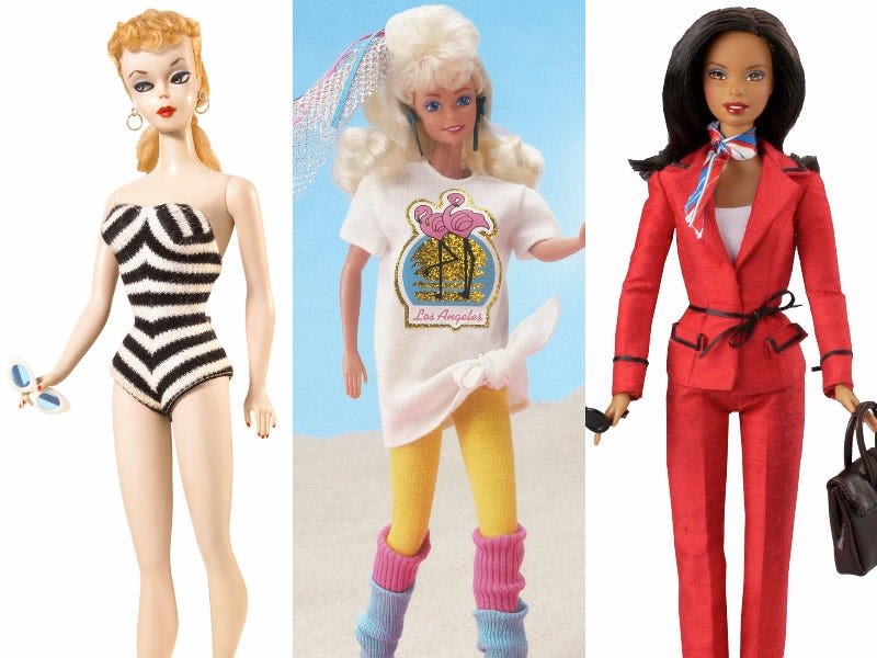 Here's what Barbie looked like the year you were born