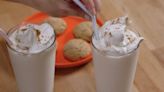 Celebrate the fall with this decadent pumpkin pie milkshake