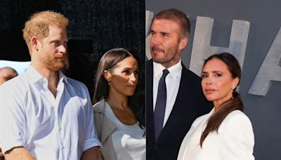 Dentro la «faida» tra i Beckham e Harry e Meghan Markle (grandi assenti al party di Victoria)