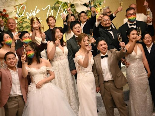 Hong Kong LGBTQ couples seek love, recognition in mass wedding