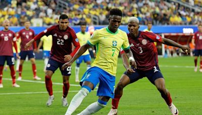 Neymar in shock as Vinicius Jr is subbed as Brazil flop in goalless draw with Costa Rica at Copa America