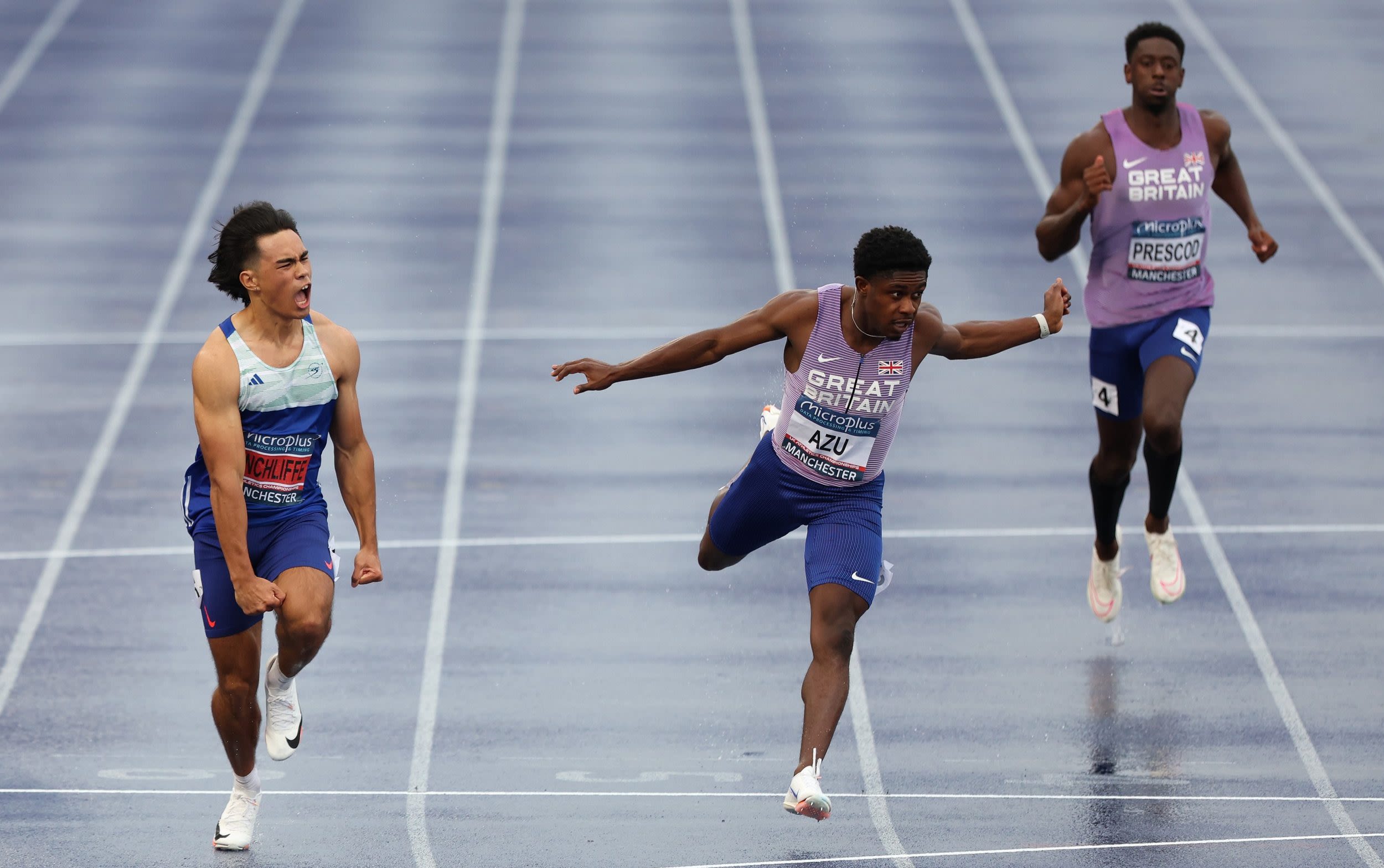 British student Louie Hinchcliffe lands 100m Olympics spot – with help from Carl Lewis