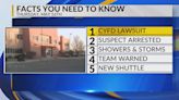 KRQE Newsfeed: CYFD lawsuit, Suspect arrested, Showers and storms, Team warned, New shuttle