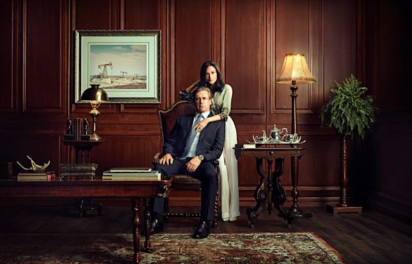 Demi Moore, Jon Hamm sizzle as oil tycoon couple in 1st pics from Yellowstone' creator's new show