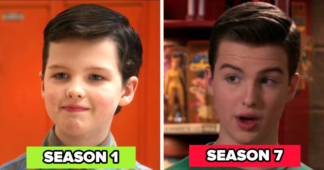 17 Side-By-Sides Of The "Young Sheldon" Cast At The Start Of The Show Vs. The End