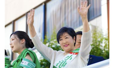 日本東京都知事小池百合子勝選 獲得三連任