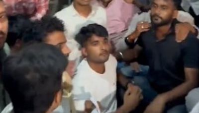 NEET row: Cong students' wing NSUI's members storm NTA office in Delhi, demand closure of exam body