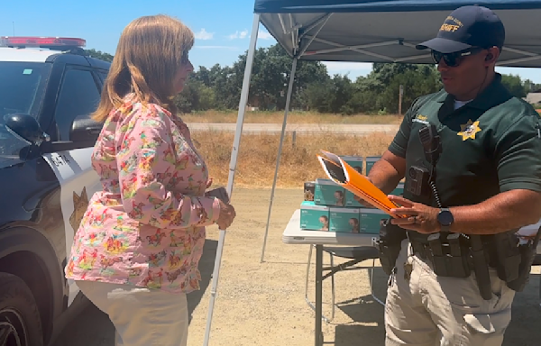 Santa Barbara County Sheriff's Dept. hand-out post Lake Fire safety information for repopulation