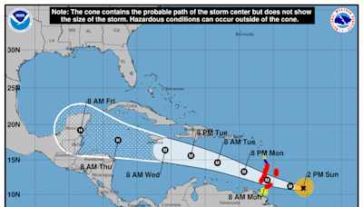 Will Hurricane Beryl impact Palm Beach County or Florida? Category 4 storm's path forecast