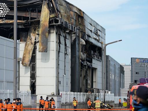 15秒毒煙充斥！南韓鋰電池工廠火災 釀23死